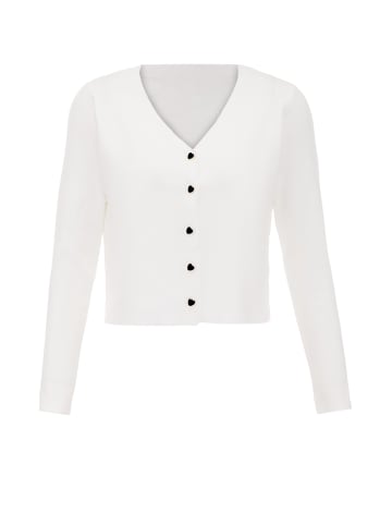 immy Strickjacke in Wollweiss