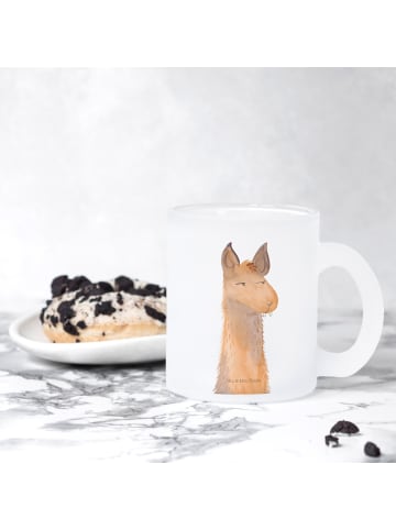Mr. & Mrs. Panda Tasse Lamakopf Genervt ohne Spruch in Transparent