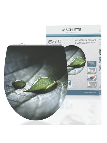 Franz Joseph Schütte Duroplast HG WC-Sitz RAINDROP, mit Absenkautomatik und Schnellverschluss