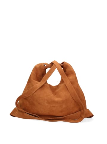 Gave Lux Umhängetasche, die in einen Rucksack umgewandelt werden kann in DARK COGNAC