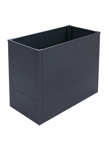 MCW Hochbeet P64, Garten Stahl 77x100x50cm, Anthrazit