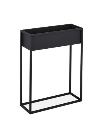 Blumenständer in Schwarz - (B)55 x (H)70 x (T)20 cm