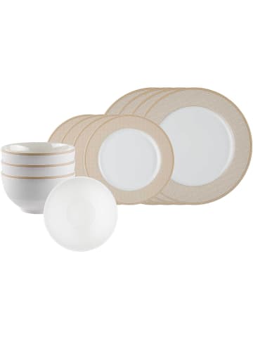Ritzenhoff & Breker 12-tlg. Basic-Set Geo in Beige – in beige