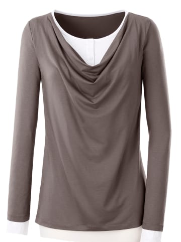 WITT WEIDEN Shirt in taupe