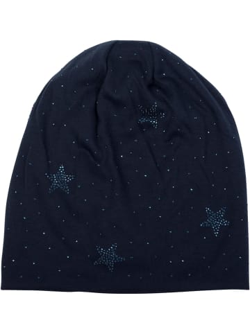 styleBREAKER Beanie Mütze in Midnight-Blue / Dunkelblau