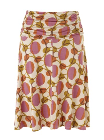 Aniston SELECTED Sommerrock in beige-pink-camel-khaki-schoko