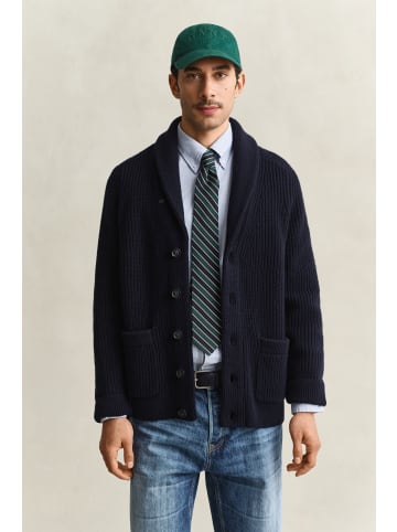 Gant Strickjacke in marine - 0001