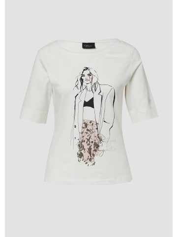 s.Oliver T-Shirt in 02D1_creme