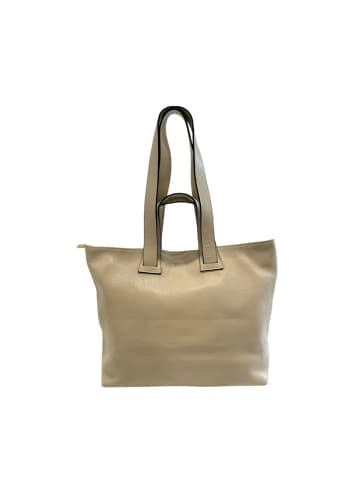 Baldinini Trend Beige Leder Damen Schulter Tasche