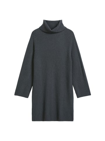 Marc O'Polo Geripptes Rollkragenkleid regular in Broken Graphite