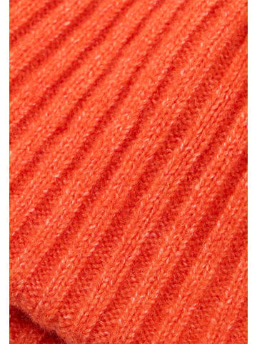 Camel Active Strickmütze mit Logo in Orange