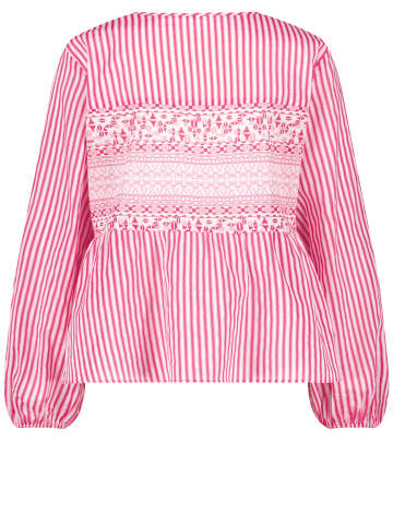 Gerry Weber Bluse Langarm in Lila/Pink Gemustert