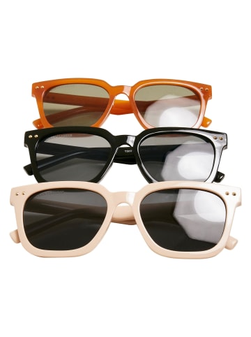 Urban Classics Sonnenbrillen in black/brown/lightbeige