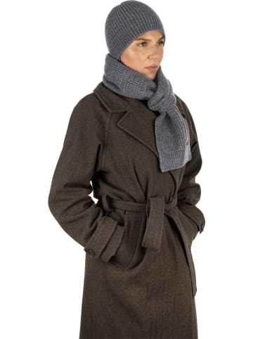 normani Winterset mit Mütze und Schal Nampa in Grau meliert