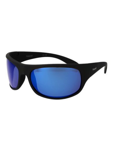 Polaroid Unisex Sonnenbrillen Rechtwinklig Schwarz