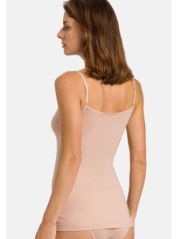 Hanro Spaghetti Top Ultralight in Weiß / beige