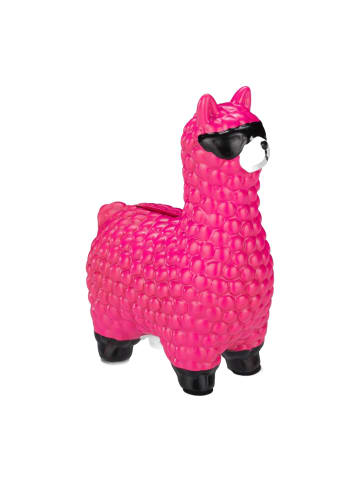 relaxdays Spardose Lama in Pink