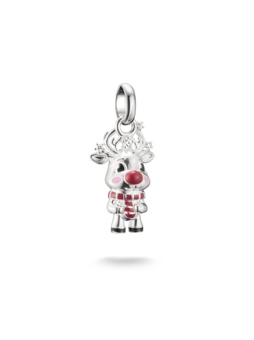 Thomas Sabo Charm-Anhänger Rentier Connect in silber, bunt