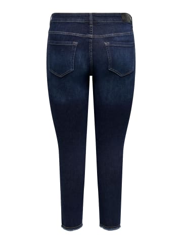 ONLY Carmakoma Skinny Jeans in Dark Blue Denim
