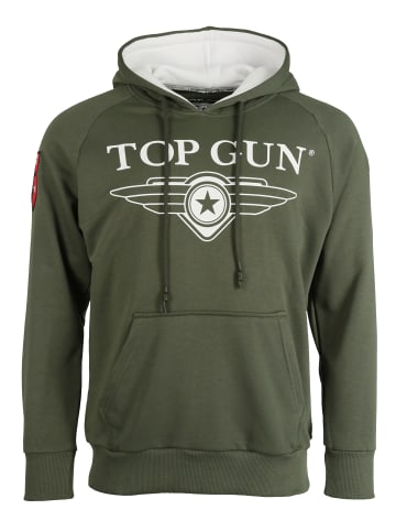 TOP GUN Hoodie TG20201043 in olive