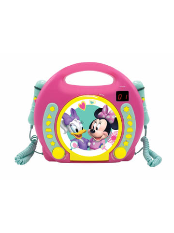 Lexibook Minnie Mouse Tragbarer CD-Player mit 2 Mikrofonen