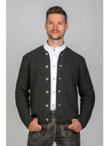 Edelnice Trachten Strickjacke Leo Dunkelgrau in grau