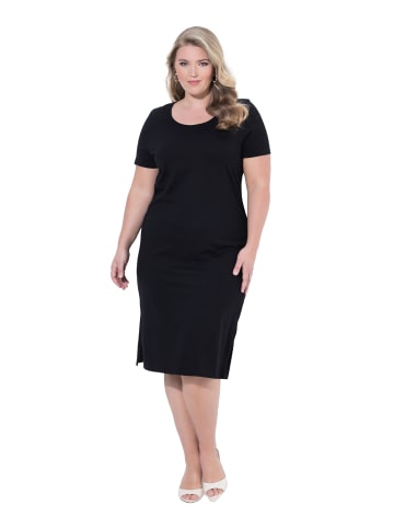 MIAMODA Midikleid in schwarz