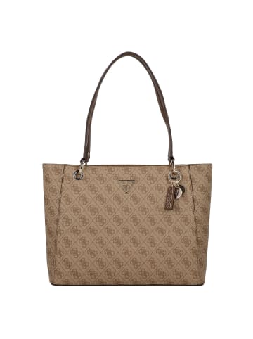 Guess Noelle II Schultertasche 35 cm in latte logo-brown