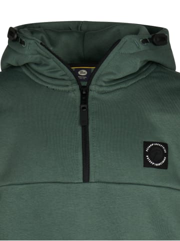 Petrol Industries Hoodie mit Reißverschluss Redwood in Grün