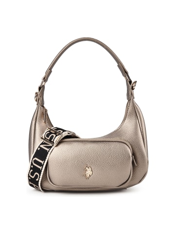 U.S. Polo Assn. Mansion Schultertasche 25 cm gold