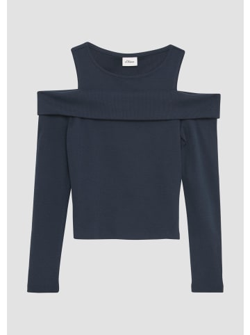 s.Oliver T-Shirt langarm in Blau