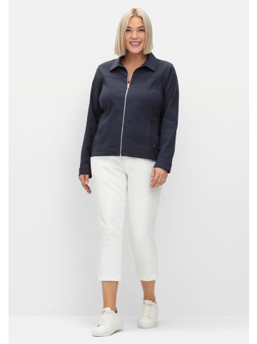sheego Kurzjacke in tiefblau