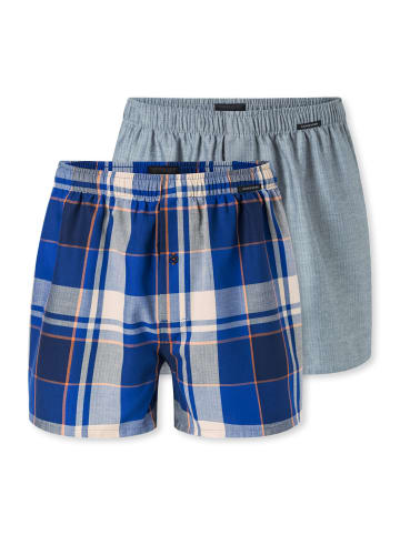 Schiesser Boxer Boxershorts in grau-meliert, sortiert 2