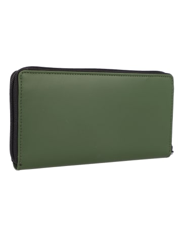 Greenburry Upcycled Tarpaulin Geldbörse 19 cm olive