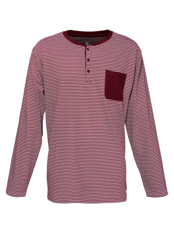 Erwin Müller Single-Jersey Schlafanzug in rubin