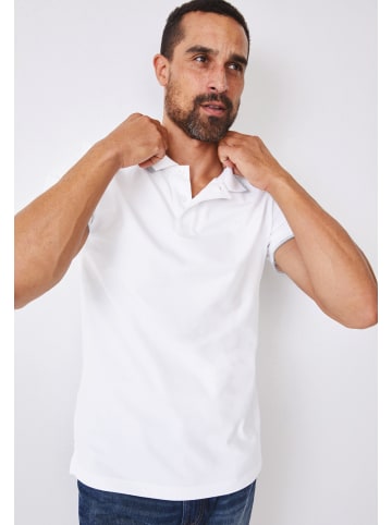 Jockey Poloshirts Pique Polo in Weiß