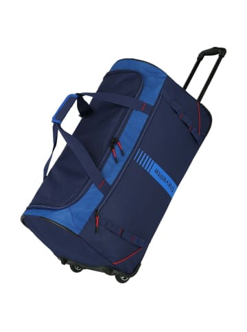 travelite Basics Active - Rollenreisetasche 86L 70 cm (anthracite) in navy