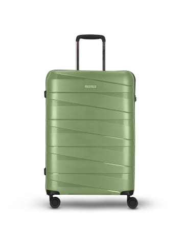 Redolz Essentials 10 MEDIUM 4 Rollen Trolley 67 cm in green-metallic