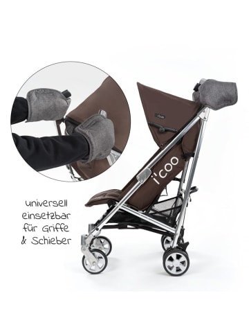 LaLoona Deluxe Handschuhe / Handwärmer in grau