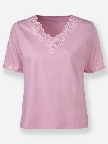 WITT WEIDEN Spitzenshirt in rosé