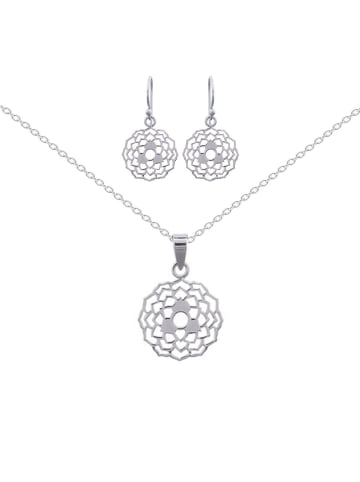 Alexander York Schmuckset SAHASRARA KRONEN CHAKRA in 925 Sterling Silber, 4-tlg.