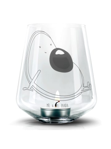 Mr. & Mrs. Panda Windlicht Avocado Schwangerschaft ohne Spruch in Transparent