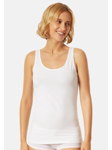 UNCOVER BY SCHIESSER Unterhemd / Tanktop Cotton in Weiß