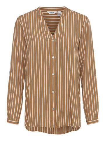 b. young Langarm - Hemd BYFABIANNE Regular fit in Tiger´s Eye Mix