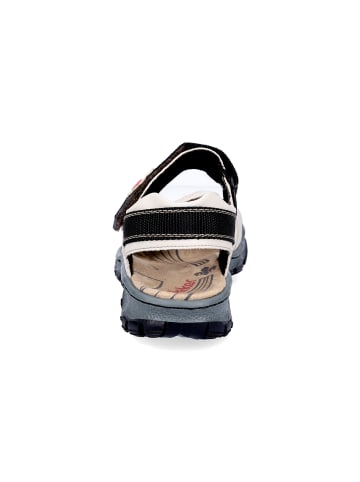 rieker Trekking Sandale in Creme