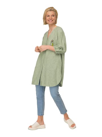 LAURASØN Midikleid in moosgrün