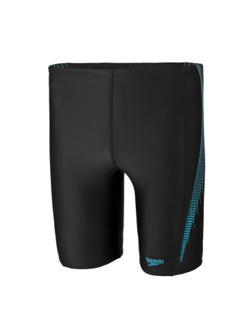 Speedo Badehose Jammer Hexagonal in Schwarz