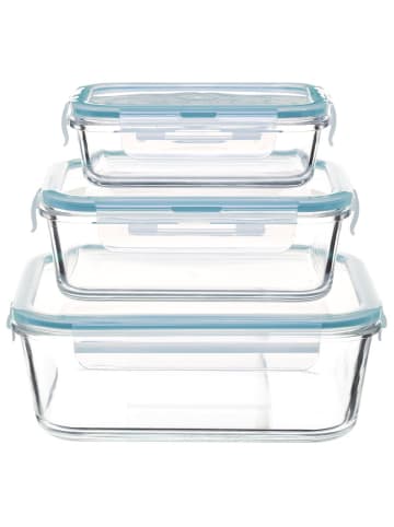 5five Simply Smart Lunch-Boxen 3er-Set in transparent