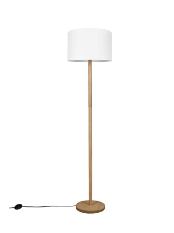 Trio Leuchten Stehleuchte KORBA in naturbelassen