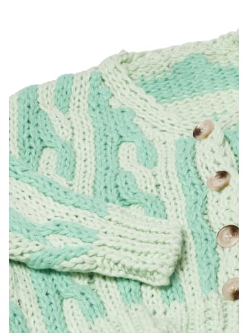 ebeeza Damen Strickjacke in Lagune